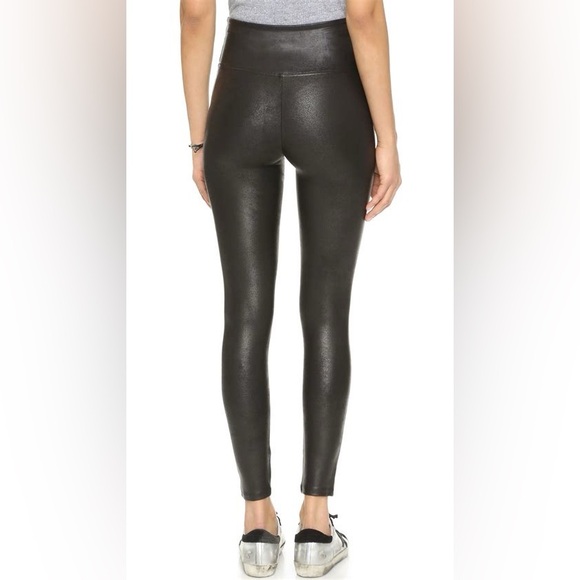 Spanx | Faux leather black leggings - Picture 1 of 2